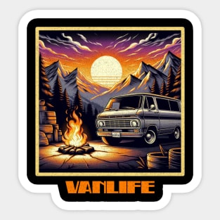 Ford Econoline Vanlife Sticker